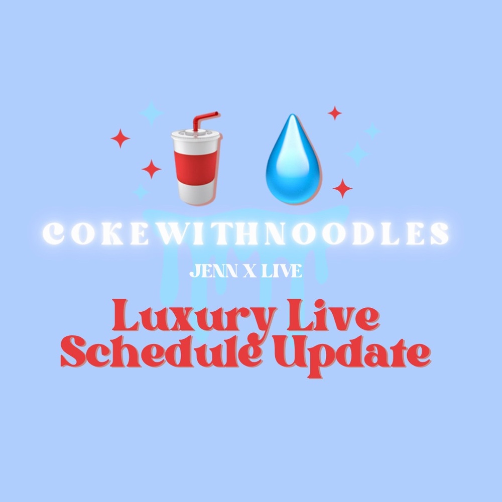 💙SCHEDULE UPDATE & ANNOUNCEMENTS